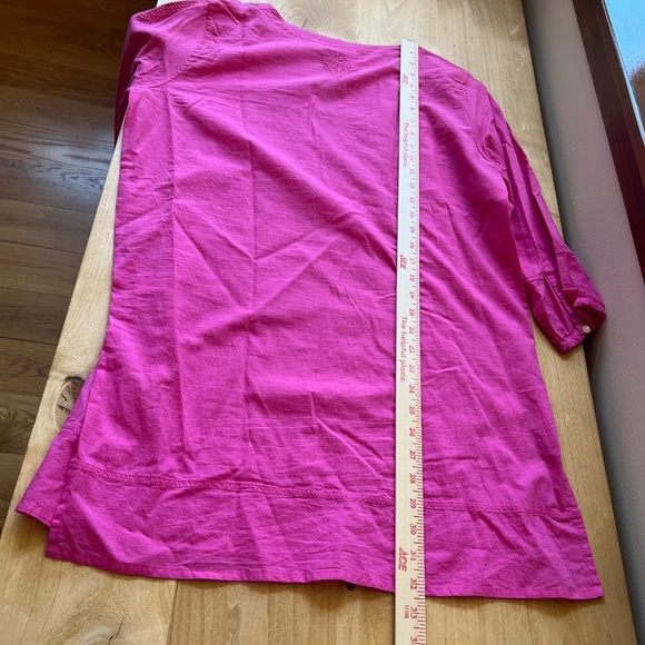 ROLLER RABBIT TUNIC M BARBIECORE COTTON  BEACH RESORT VACATION COASTAL GRANDMA - Picture 9 of 12